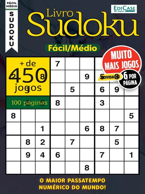 Title details for Sudoku Números e Desafios by EDICASE GESTAO DE NEGOCIOS EIRELI - Available